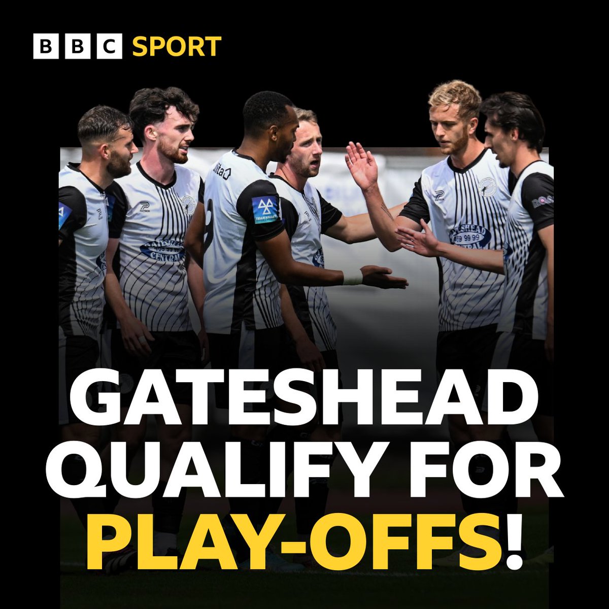 Get in Gateshead! 👏 The Heed beat Chesterfield 2-1 to secure a place in the National League play-offs: bbc.in/3UiNq1c