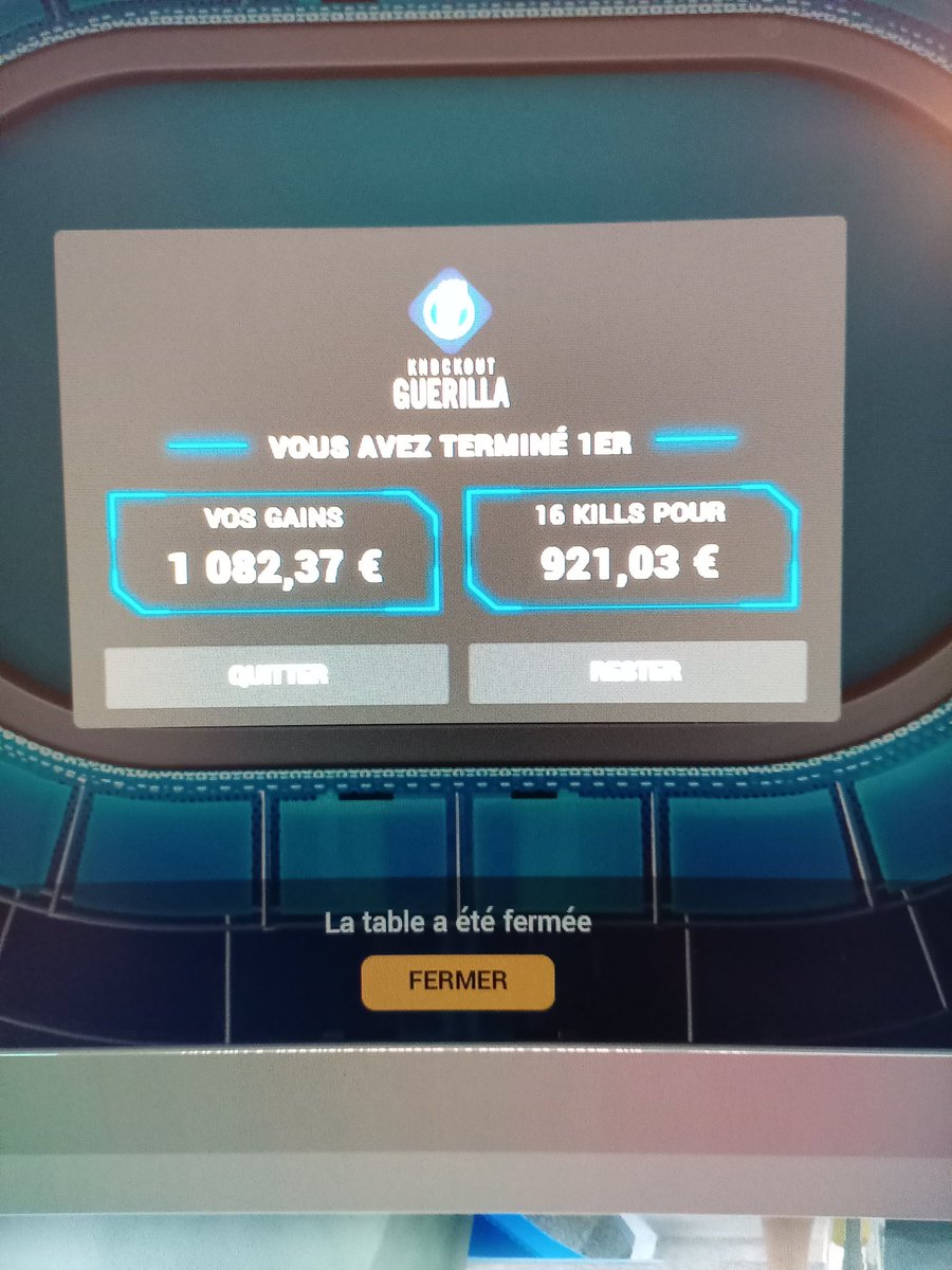 blr91's tweet photo. Le joli doublé hier soir pour 5000€ pour oublier un gros bad beat au day 2 Du 3 million event. Elle est belle 😋 #poker #winamax https://t.co/SoZ8di756U