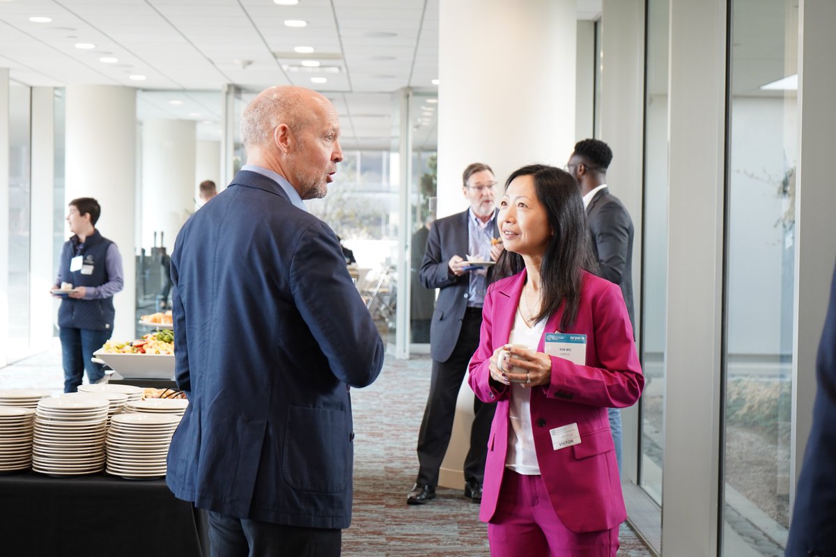 🌎ARPA-E and @MassCEC recently hosted a joint Regional Clean Energy Showcase in Boston, featuring projects from @EDEN_geopower, Gencores, Electrified Thermal Solutions, Osmoses, @WHOI, and @VEIR_Grid⚡️ #ARPAEontheRoad🚗