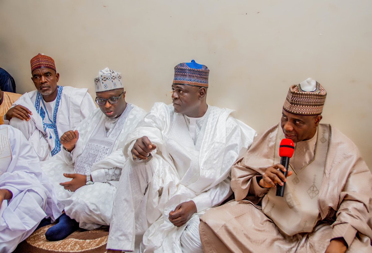 Over the weekend, in Sokoto, my team and I paid condolence visits to some bereaved families to identify with them in the moment of their grief. At Gagi area, we visited the family of the late District Head of Kwargaba, Alhaji Umar Shehu Dangaladiman Kwargaba, who passed…