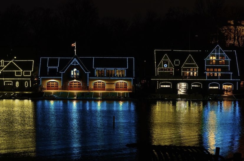 Community College of Philadelphia would like to give a special thanks to our friends over at Boat House Row for lighting up the city with the new brand colors! 💙💛🤩