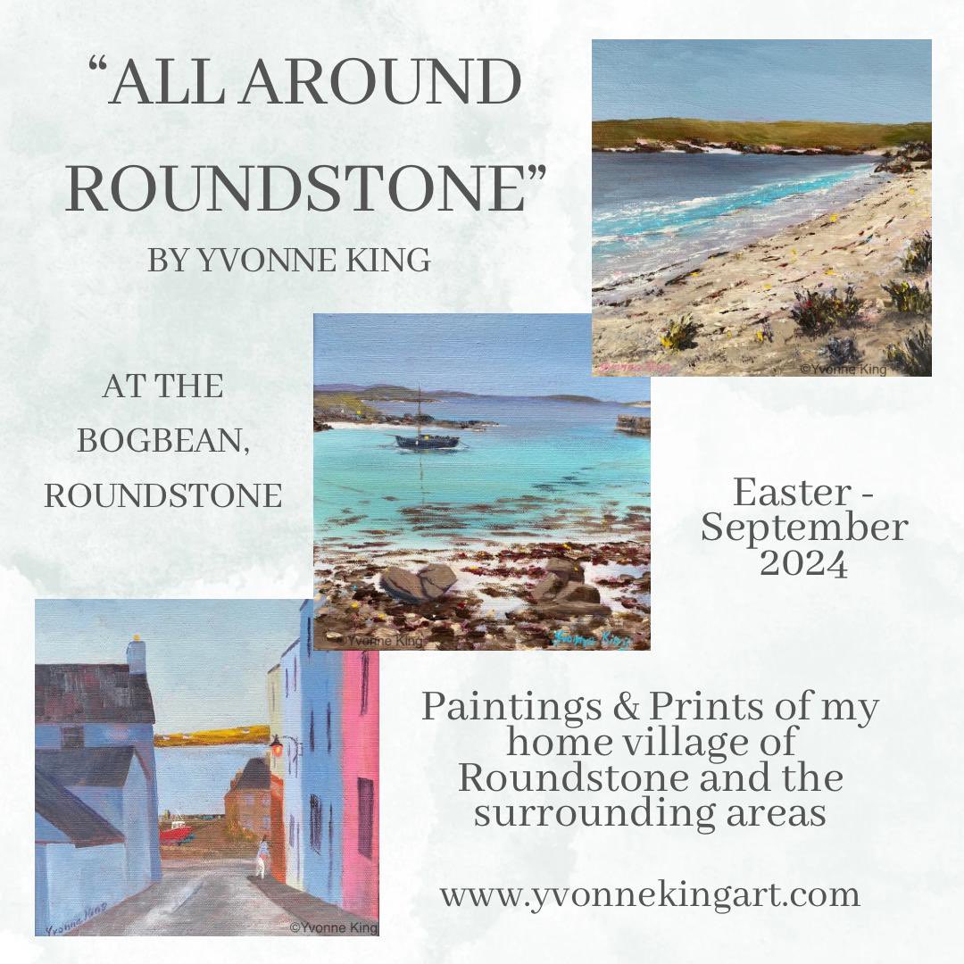 Thanks to all at the Bogbean & Roundstone200! 😁 🎉 
yvonnekingart.com
#Exhibition
#Roundstone 
#Roundstone200 
#Harbour 
#Connemara 
#DogsBay
#Gurteen