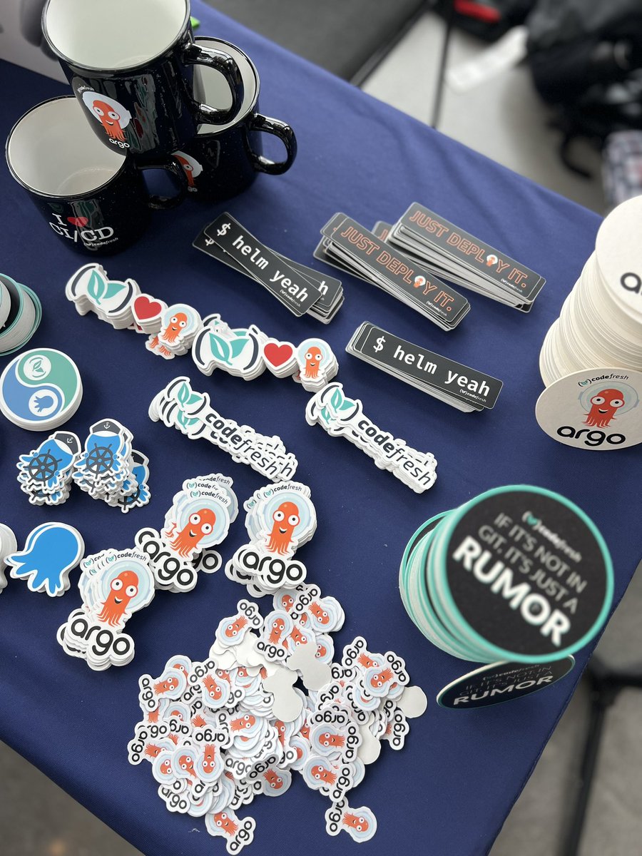 codefresh's tweet image. Swaaaagggggggggg 🐙
#gitopscon