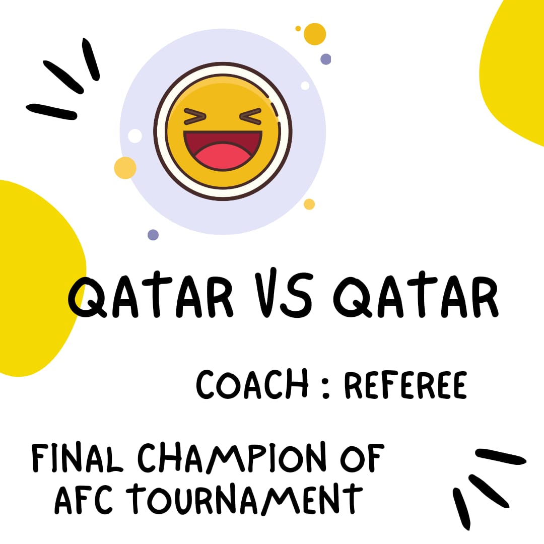 Duh indonesia bolanya lagi naik-naiknya ketemu orang kyk wasit berat sebelau begini. Takut bener sih jagoannya kalah #GiveFreeTrophyToQatar #AFCU23 <a href="/afcasiancup/">#AsianCup2027</a>