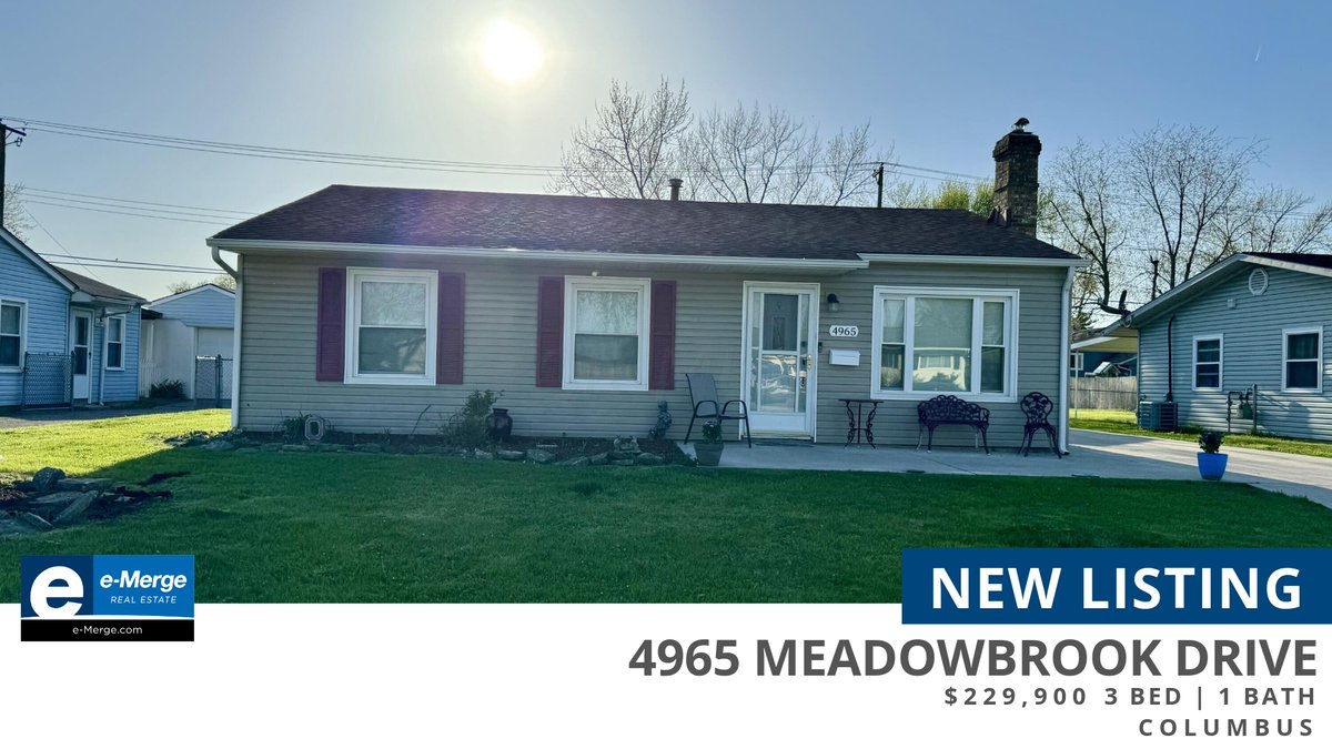 📍 New Listing 📍 Take a look at this fantastic new property that just hit the market located at 4965 Meadowbrook Drive in Columbus. Reach out here or at (614) 560-3617 for more information! Listed by Brianna Noble Teresa Barry... teresabarry.e-merge.com/showcase/4965-…