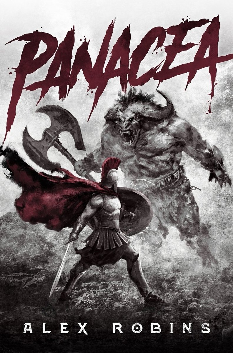 Panacea by @stumbleine44 Greek gods and mythology thrown in a blender with epic military fantasy and told through the lens of a troubled father/son relationship. Plus there are minotaurs. Sharp, roaring tension and epic battles.