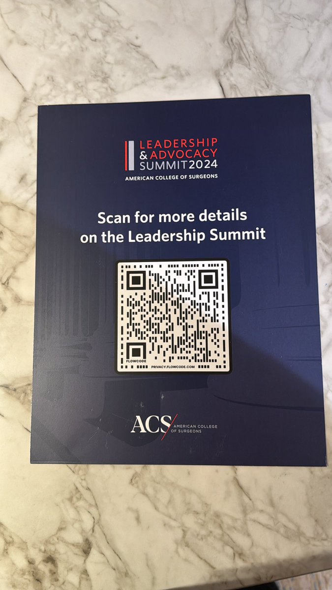 If you are looking for the presentations from Leadership Summit 2024 or CME claim information, follow the QR code below! #ACSLAS24