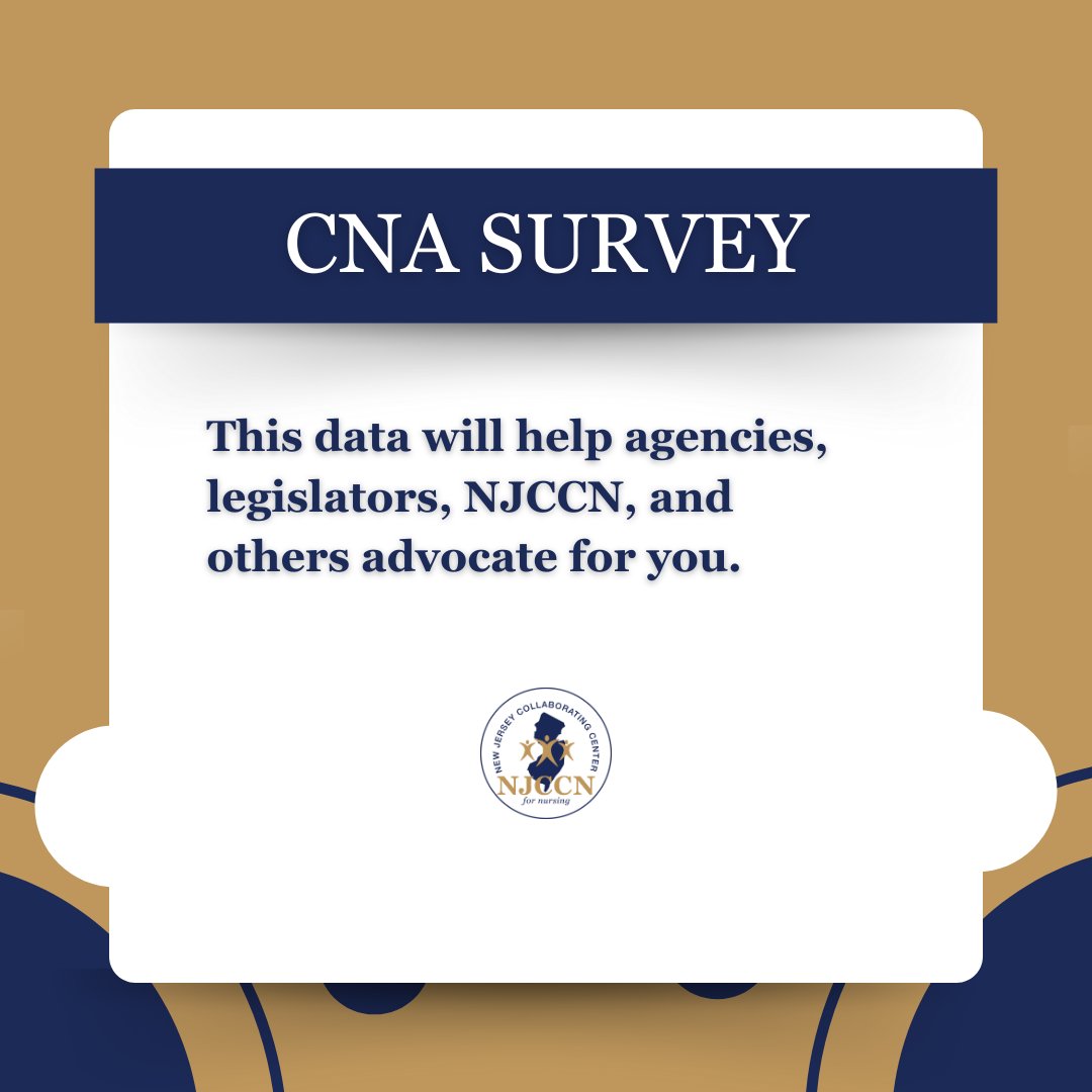 We want to hear from YOU! Read the instructions in our post to get involved! #njccn#njnurses #cna #survey #feedback #njha #onlnj #njsna #njleaguefornursing #njconsumerofhealth #newjerseyhospitalassociation