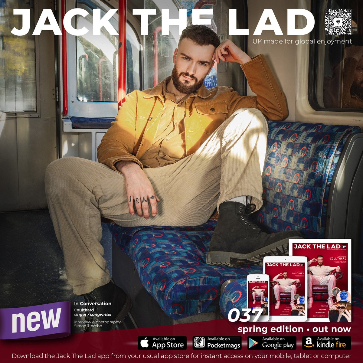 If you haven't heard it yet Coulthard's red-hot new bop 'Climax' was released last Friday, and if you haven't read it yet, his exclusive deep-dive interview & photoshoot can be found in the latest issue of Jack The Lad! Take our advice & download both. linktr.ee/jacktheladmag