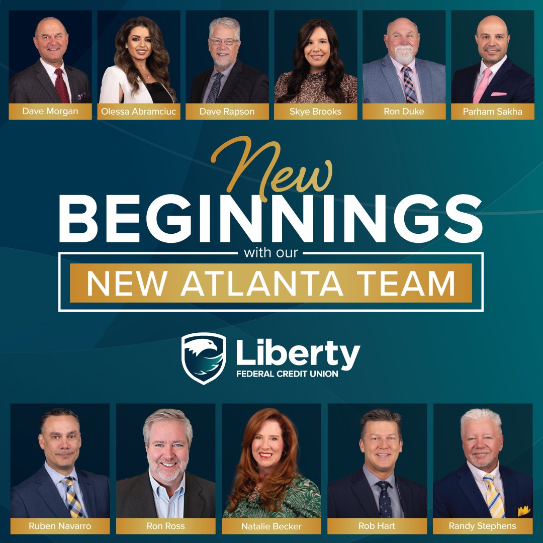 📢 Exciting News! New Mortgage Team Joins Liberty Federal Credit Union!

We are thrilled to announce that our credit union family is growing! A dynamic and dedicated mortgage team is joining us in the Atlanta area, and we couldn’t be more excited.

Meet Our New Mortgage Team: ...