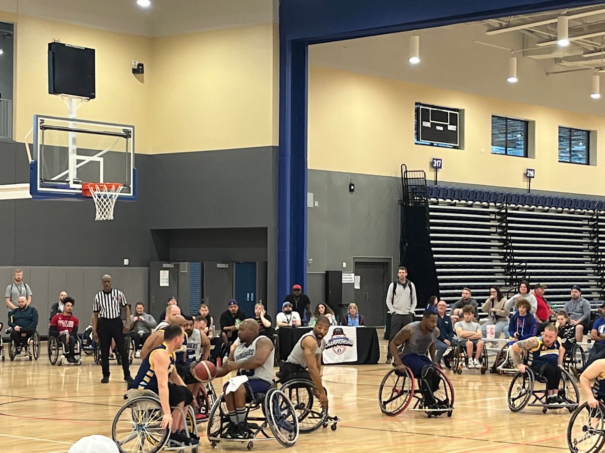 RandolphMACSL's tweet photo. On Saturday, MACSL students volunteered at the @nwba Championship. It was a great experience and we were able to watch some incredible matchups. Thanks to @sportablerva for providing a lot of education, opportunities, and support to our grads!
#wheelchairbasketball #adaptivesport https://t.co/a6se7660JB