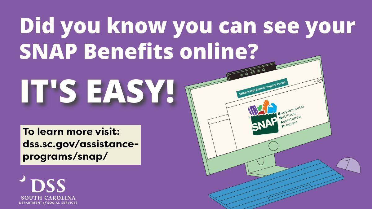 The SNAP portal makes applying for benefits more convenient. Visit buff.ly/3kBXqDU to learn more.