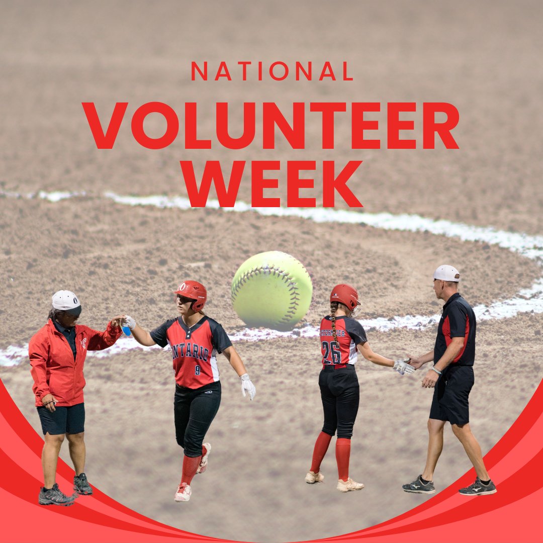 SoftballOntario's tweet photo. 🌟 Happy National Volunteer Week to our amazing Softball volunteers around the province! 🌟
Your dedication is what helps our organization be the best that it can be. Thank you for all you do! #SoftballOntario #getcoaching #CAO @coaches_ont https://t.co/mbzzR3smrn