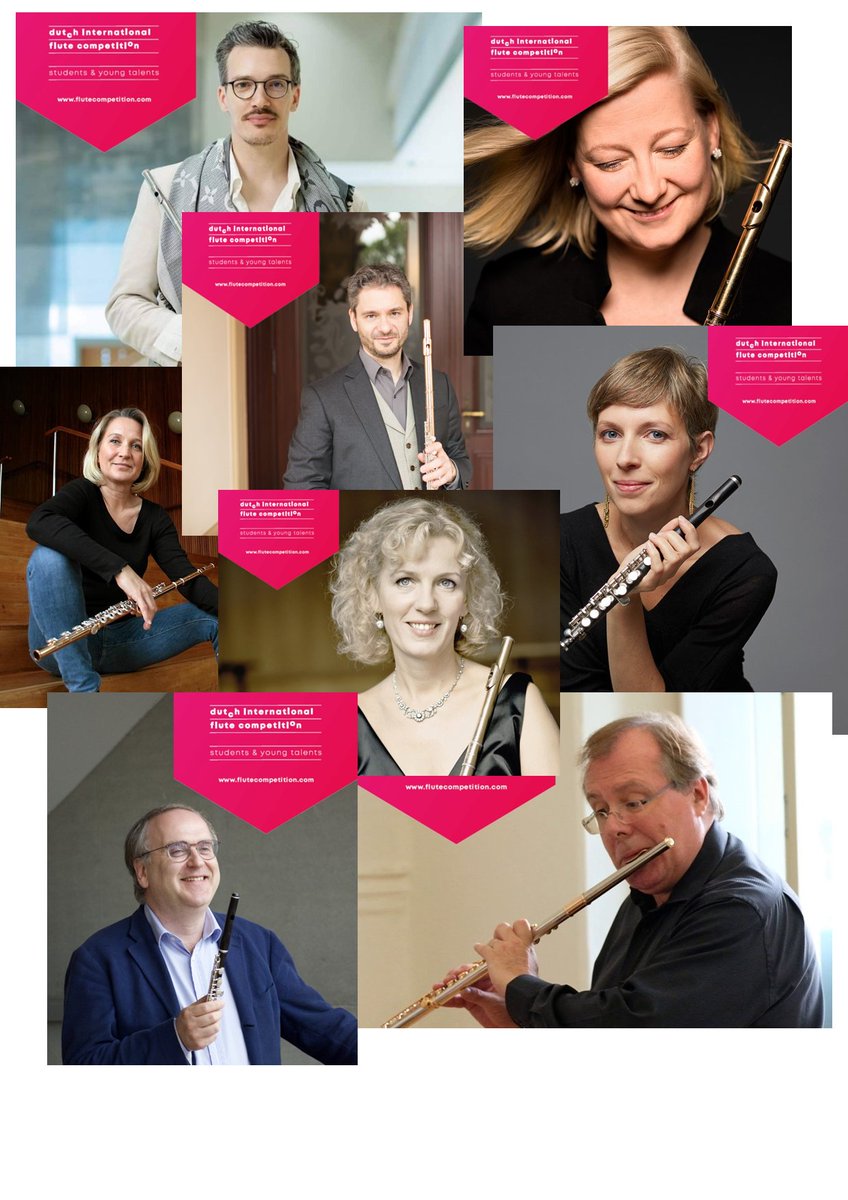 Our lineup for this week: 15 renowned adjudicators at  flutecompetition.com 
We offer you a well-organized competition, a great festival and the opportunity to gain contacts for life...
#flute #flutecompetiton #talent #students #musician #classicalmusic