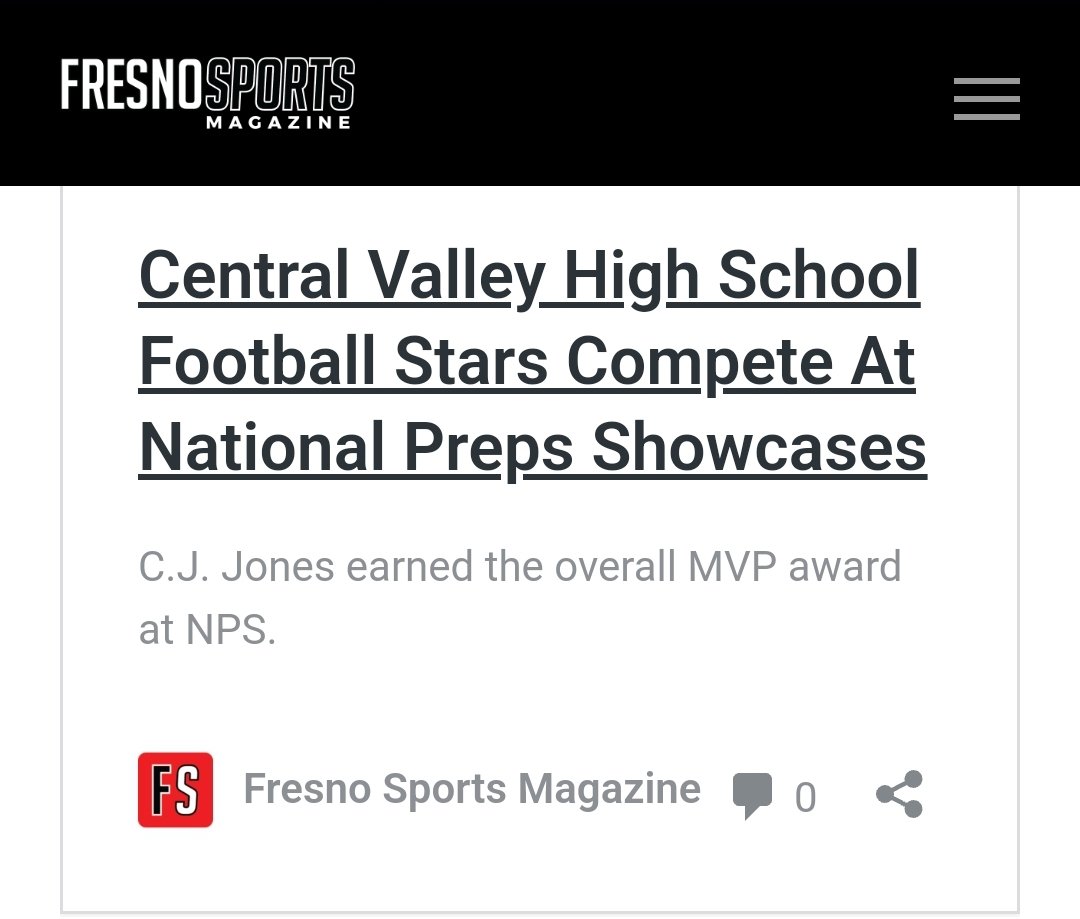 Central Valley High School Football Stars Compete At National Preps Showcases @cjjones_1 @Shondrick90 @ybarra_78 @NPShowcases fresnosportsmag.com/news-notes/