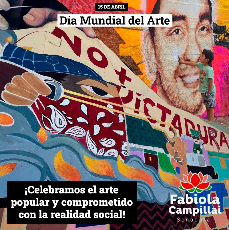 🎨🖌️ Desde murales hasta performances, el arte popular de izquierda no solo es una manifestación, sino también una poderosa herramienta de cambio y resistencia. 🎭 ¡Feliz Día del Arte a todas las y los artistas comprometidos con la transformación social! ☺️