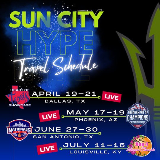 Sun City Hype 2026 will be attending the live period by @PBRhoops at the Heart of Texas event this weekend! See you there! 

 #ncaawbb #collegebasketball #elpaso #girlsbasketball #hoops #hoopers #ballers #balleralert #ballislife #highschoolgirlsbasketball