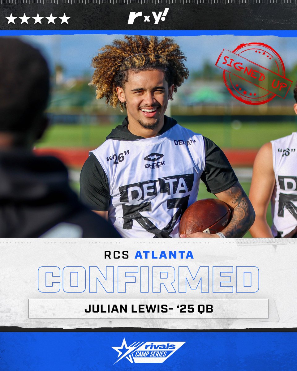 🚨CONFIRMED✍️ 5🌟USC Commit Julian Lewis is signed up and ready for April 21st🔥💪 @JohnGarcia_Jr | @adamgorney | @adamfriedman | @WilsonFootball | @TeamVKTRY | @ncsa | @JuJuLewis10