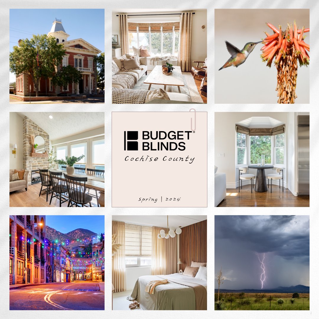 🌵✨ Discover the Beauty of Cochise County in Every Window! Here at Budget Blinds of Sierra Vista, we believe that beauty should shine through every window! ✨ 🌄 #SierraVistaBeauty #SierraVistaAZ #Arizona #SouthernArizona #CochiseCounty #BudgetBlinds #BudgetBlindsSV