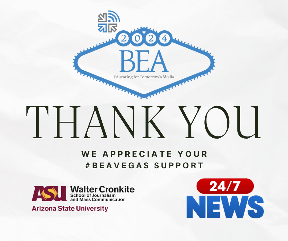 Thank you @Cronkite_ASU and Total Traffic & Weather Network | 24/7 News for supporting our BEA Best of Festival Awards Ceremony & Reception, starting at 5:30 pm tonight in LVCC West Hall, W314-316 @ #BEAvegas.