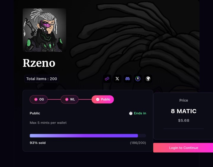 Gm #polygon fam 

We are close to mint out 🔥 on kometverse.

The journey is just began.....