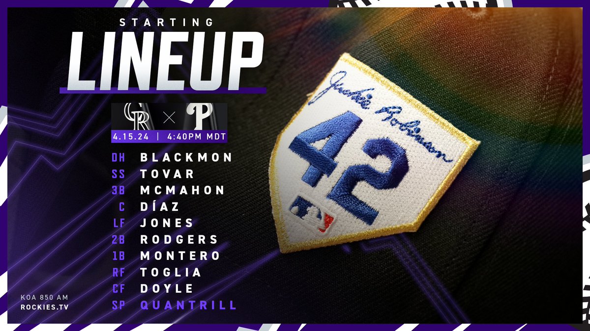 Today, we honor and celebrate the life of No. 42, Jackie Robinson.