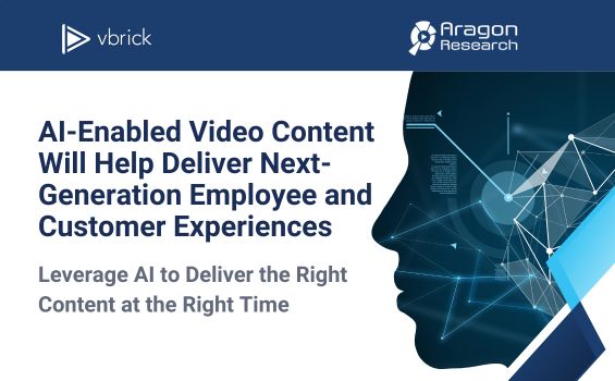 Experience the revolution of AI-enabled video in the enterprise! Explore the newest whitepaper by #Vbrick and Aragon Research, delving into how this technology is revolutionizing business use cases. Dive in now! #AI #EnterpriseVideo #DigitalTransformation buff.ly/3TY37tl