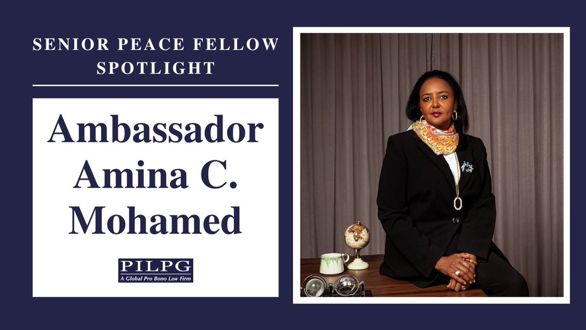 PILPG is excited to announce that Ambassador Amina C. Mohamed is joining us as a Senior Peace Fellow!