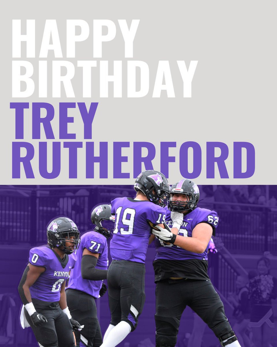 Wishing Trey Rutherford a very Happy Birthday!