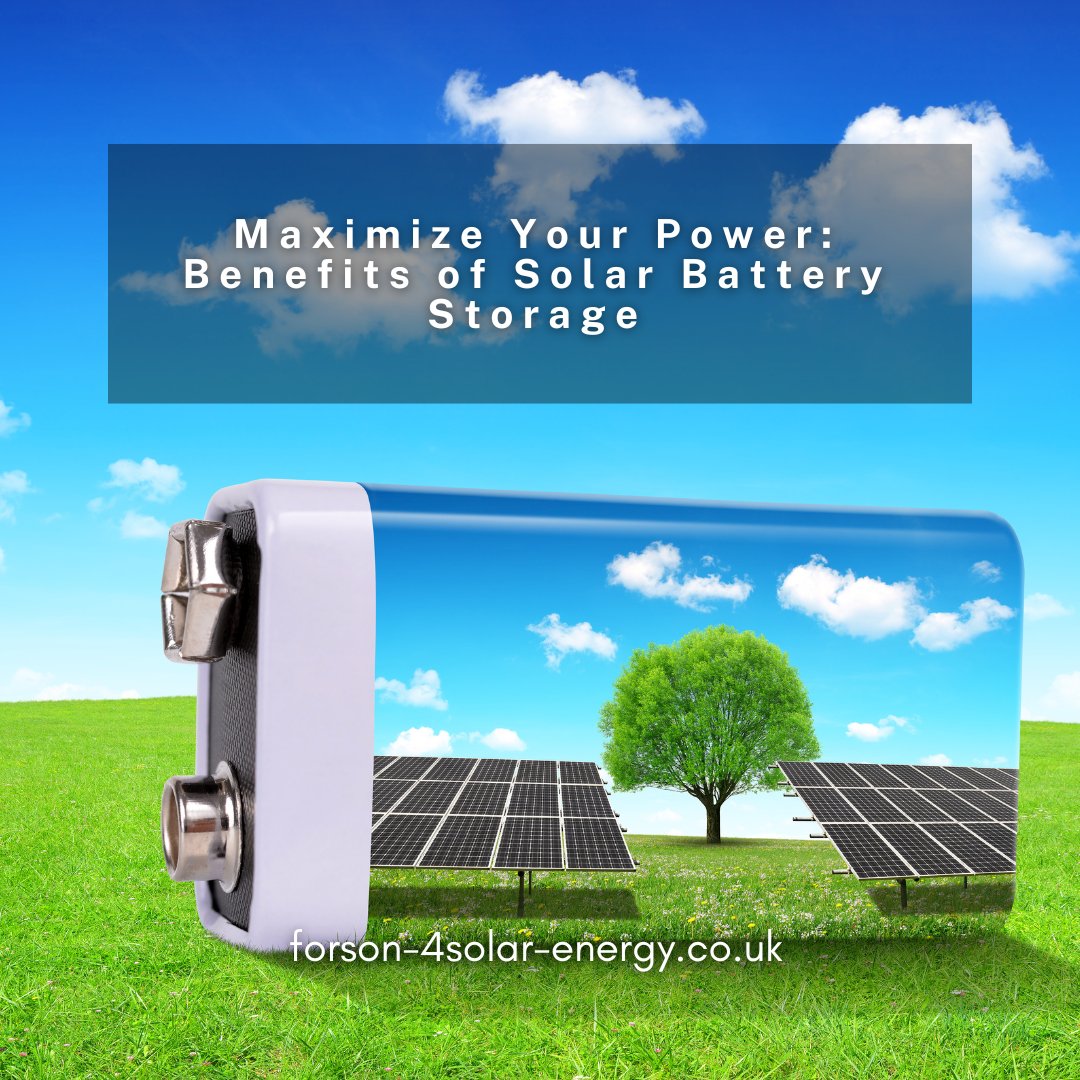 Maximize Your Power: Benefits of Solar Battery Storage ⚡ Discover the perks of solar battery storage with Forson 4Solar Energy. Unlock the potential of solar energy today! #SolarBattery #EnergyStorage #RenewableEnergy #SustainableLiving #Forson4Solar #CleanEnergy #GreenTech