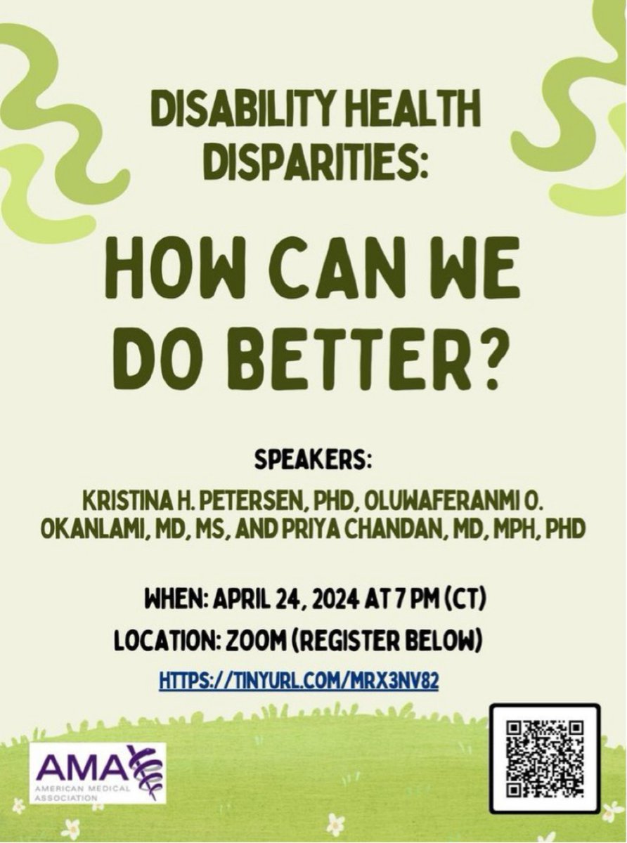 UTSW_DASH's tweet photo. Join our friends at the Disability Interest Group (DIG) next week for a great seminar discussing disparities in healthcare for those with disabilities! 
Register: https://t.co/iVZOrM4S7j
#disabilityawareness #STEM #UTSW https://t.co/9kF7GUQ7YD