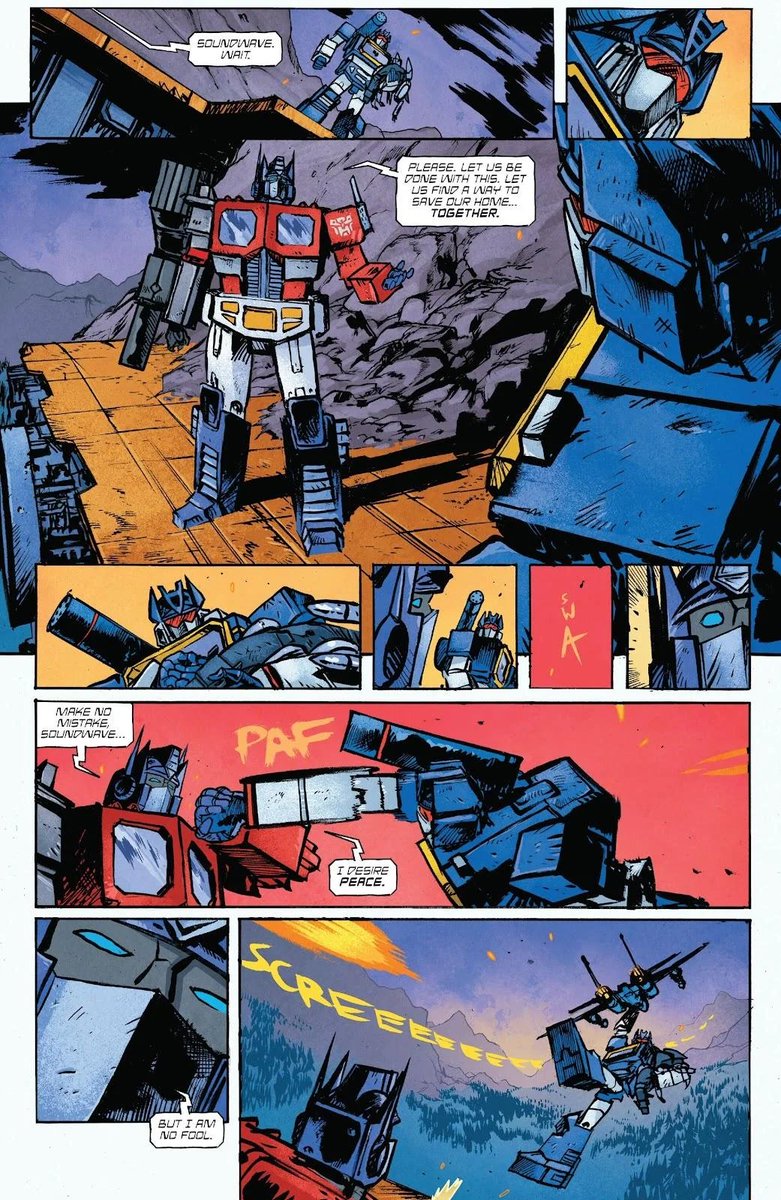 As much as the unnecessary fan favorite shockvalue deaths are, Skybound has been GUNNING it for the greatest iteration of Optimus Prime.