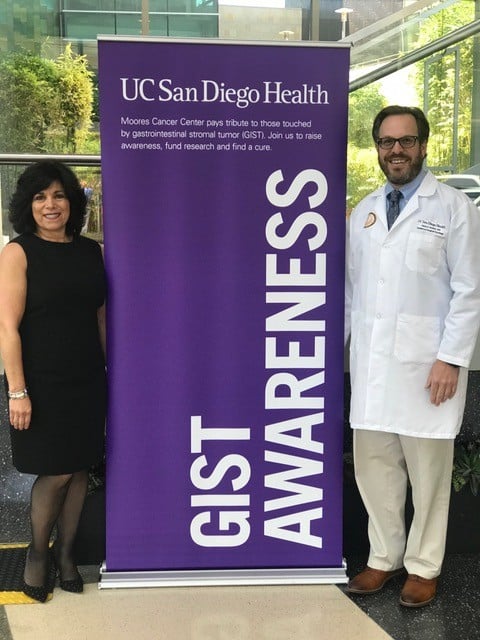 Debra Melikian lost her son Merak to a rare GIST called SDH-deficient, a short time after losing her husband to paragangloima. She's since dedicated herself to raising awareness and research funding led by @JasonSicklick at @UCSDCacner. Learn more: bit.ly/WomenInRARE