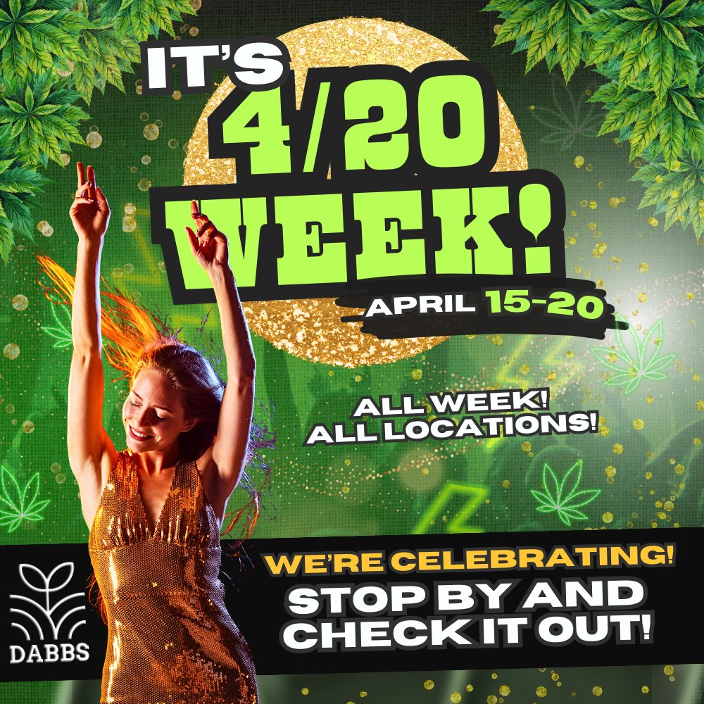 ✨🌿 It’s a week-long celebration you won’t want to miss! 🎉 Swing by Dabbs to join the fun! 🌿✨

#CelebrationWeek #DabbsDeals #FestiveFinds #JoinTheFun #AllWeekLong #PartyWithUs #ElevateYourDay #StopByForSurprises #GreenWeek #GloriousGreenDays