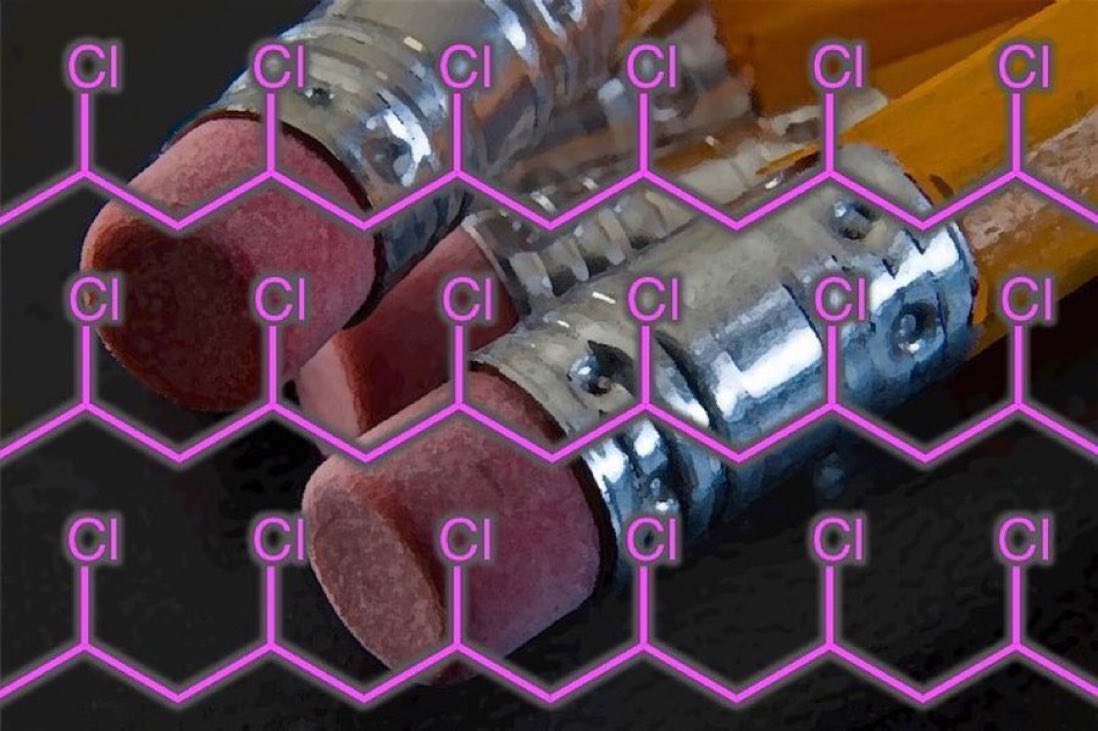eedcAndy's tweet photo. Get into a scrape on #NationalRubberEraserDay! Synthetic rubber began to replace natural rubber in erasers by the 1960s and since the mid-1990s, erasers have been made mainly with synthetic rubber inc polyvinyl chloride or PVC #rubitin #RealTimeChem #popularpolymer #writeoff https://t.co/AzC11oMEvl