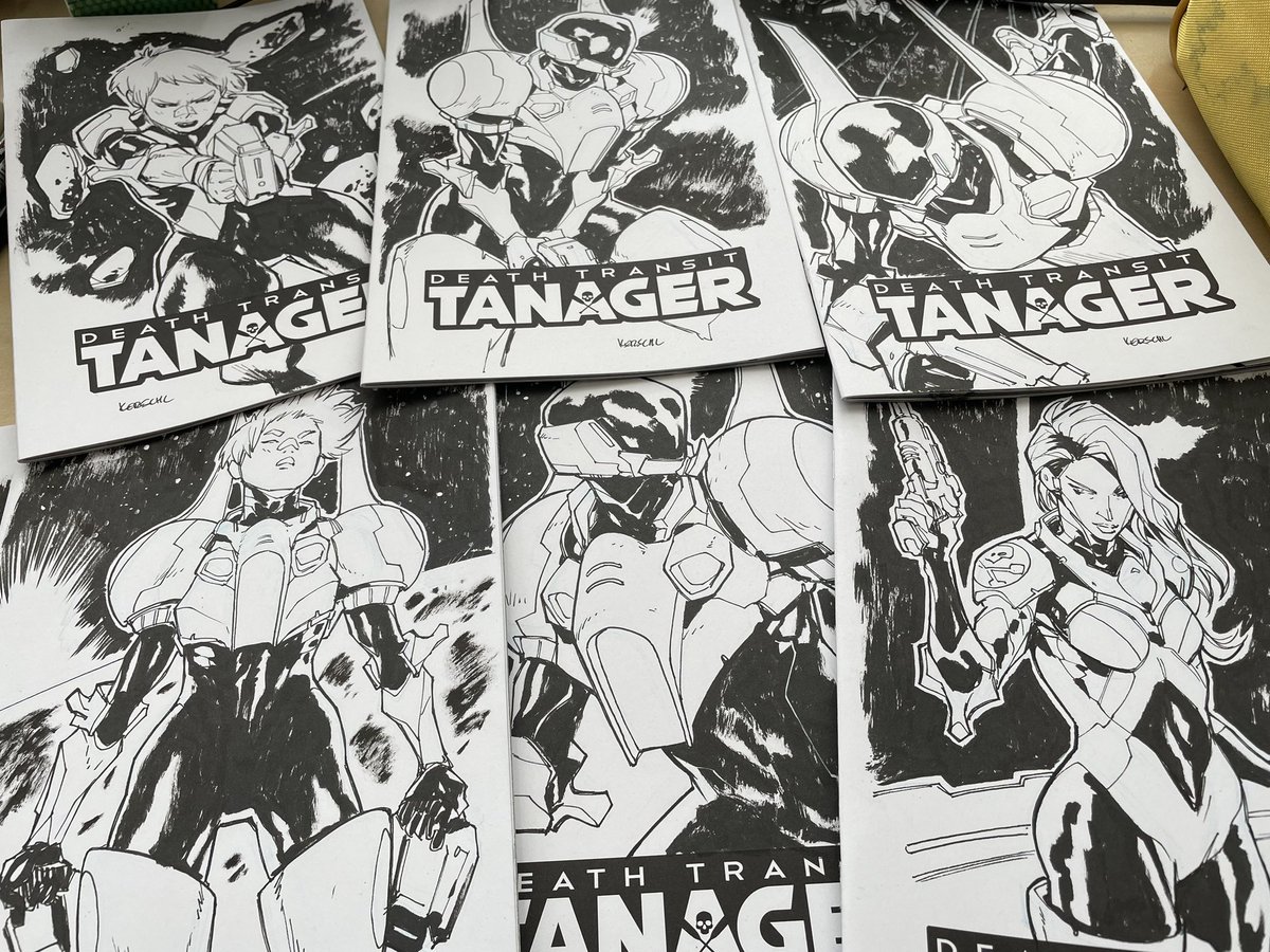 I screwed up and MASSIVELY overpromised on the sketch covers for my last Kickstarter, but they’re almost done! Thank you to all the patient backers out there! Here are a few going out today…