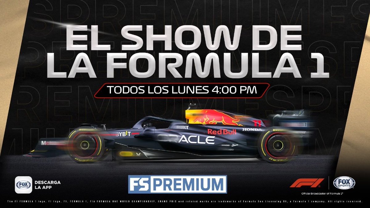 El mejor análisis de todo lo que sucede en la #F1xFSMX lo tiene nuestro Racing Team No te pierdas de El Show de la Formula 1 🏁 Hoy 4PM CDMX en exclusiva y sin interrupciones por #FSPremiumMX 🖥