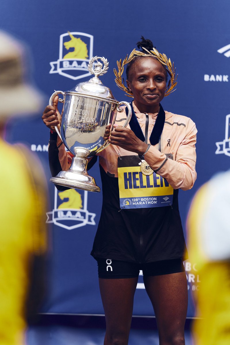 Congratulations Hellen Obiri for successfully defending your Boston Marathon title and leading Team Kenya to a clean sweep, with Sharon Lokedi and Edna Kiplagat securing second and third places respectively. Well done Evans Chebet for securing the bronze medal in the men's race.