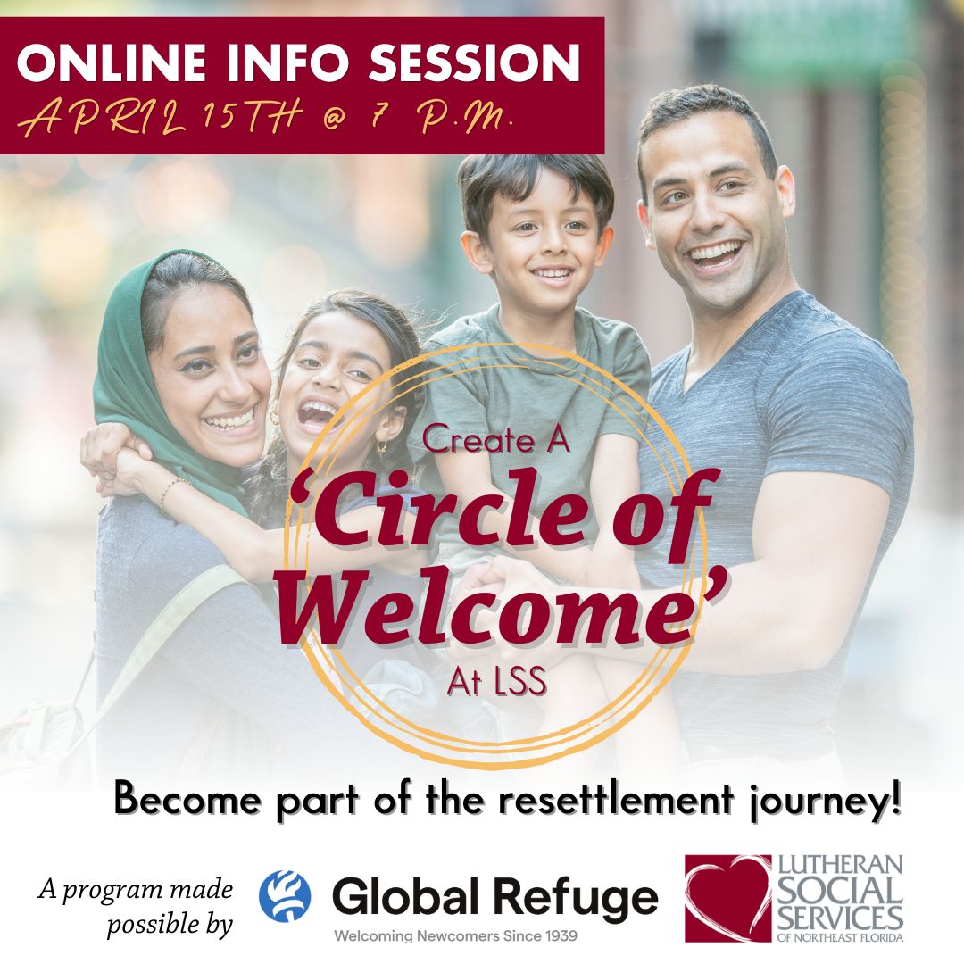 TONIGHT: Find out how you can create a 'Circle of Welcome' in your community. Learn more by signing up for tonight's online info session at 7 p.m. Details here: buff.ly/49x0Gni