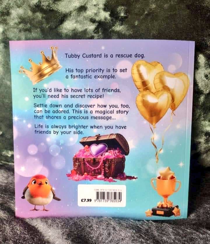 ***BREAKING NEWS*** The new Tubby Custard book 'Winning Hearts' is now available in our online shop 💙🩵 This heartwarming kids story has been lovingly written by Michelle Camm (Tubby's Mom) who will kindly donate £2.00 from the sale of each book to SSC 🥰 seniorstaffyclub.co.uk/webshop/our-me…