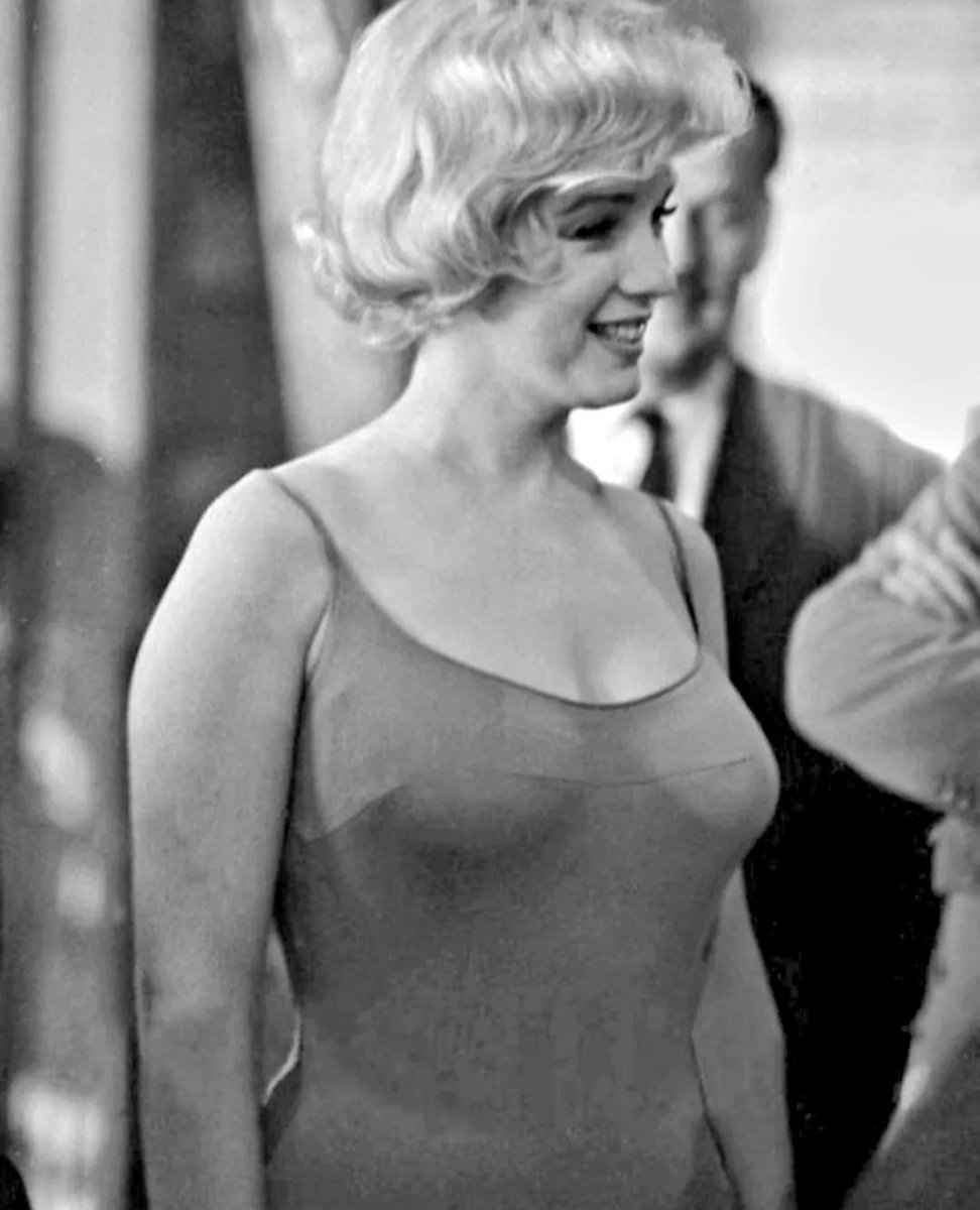 Marilyn Monroe on the set of 'Let's Make Love,' in 1960.