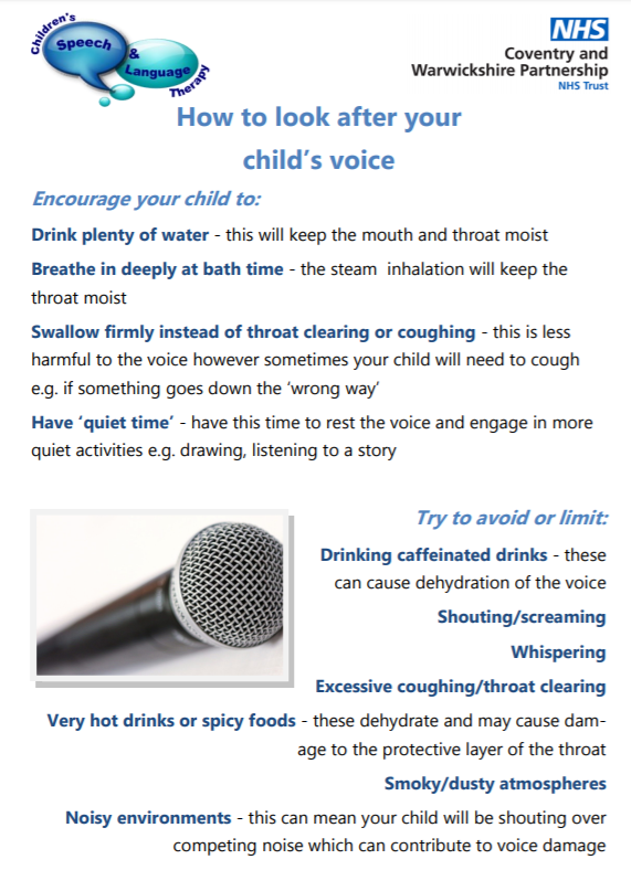 Happy #worldvoiceday #resonate #educate #celebrate For further advice visit: coventrychildrensslt.co.uk/families/voice/