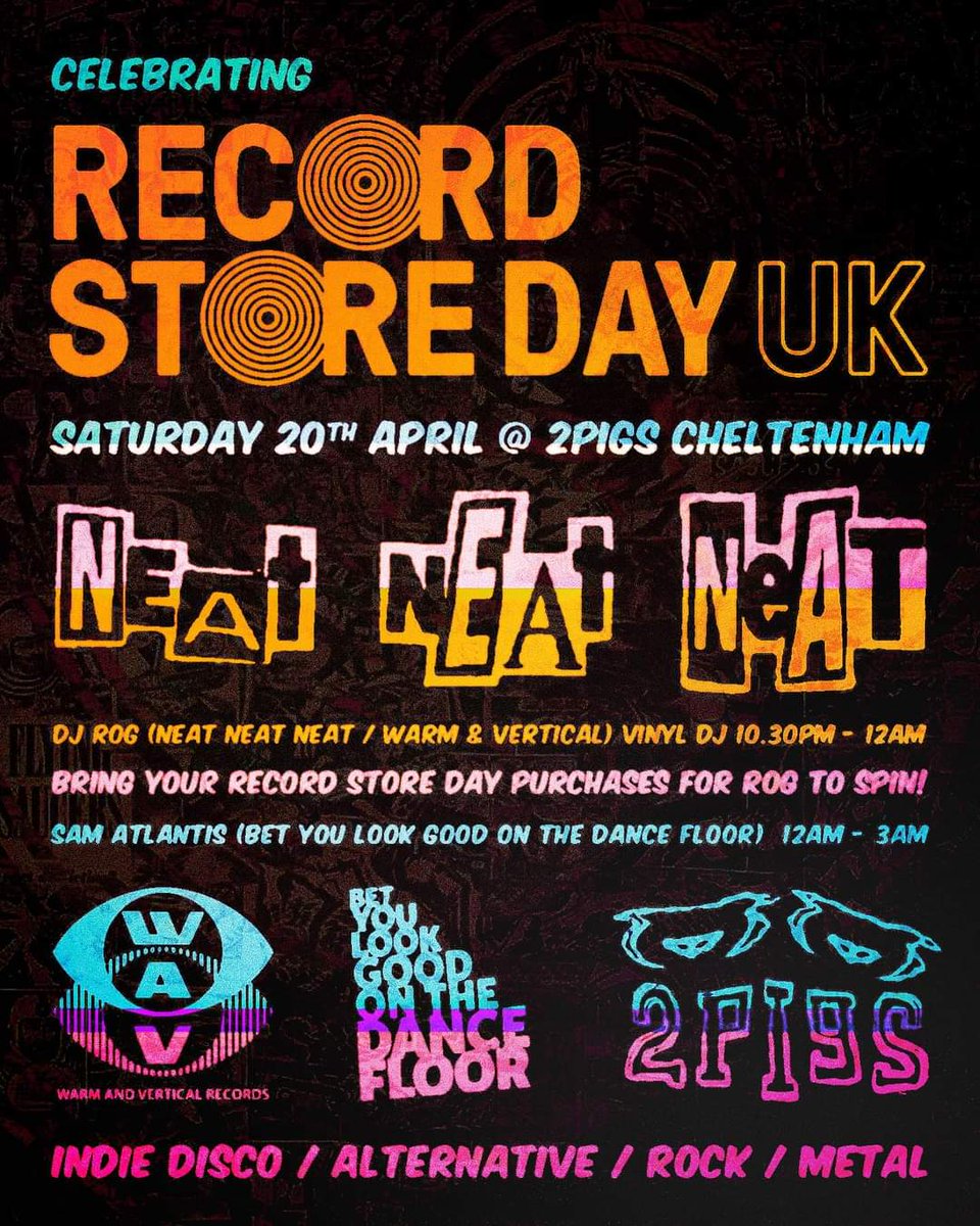 #recordstoreday #cheltenham #gloucestershire #saturday @2PigsClub 🐷🐷