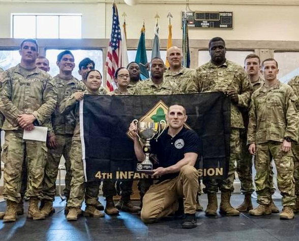 4thInfDiv's tweet image. All the hard work, blood, sweat, and tears paid off this year with the 4ID Combatives Team taking it all and becoming the 2024 Lacerda Cup Army Combatives Champions! 🏆  

The Ivy Division could not be more proud of the 4ID Combatives Team! Way to go Team Ivy! #LethalTeams