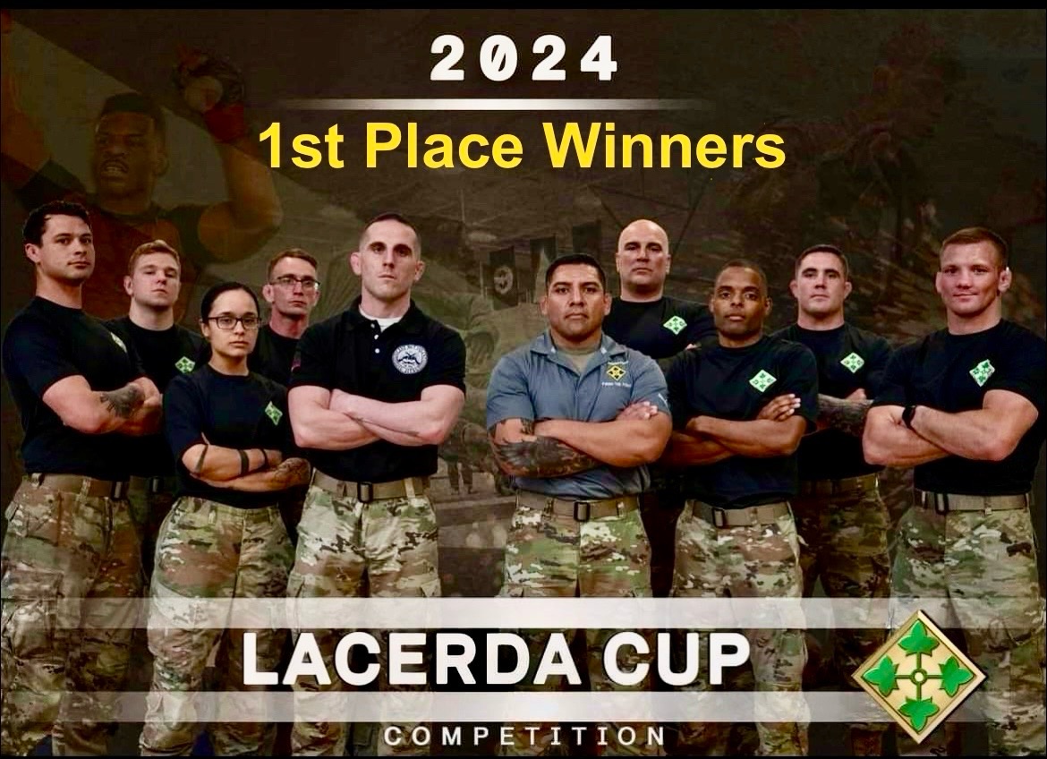 4thInfDiv's tweet image. All the hard work, blood, sweat, and tears paid off this year with the 4ID Combatives Team taking it all and becoming the 2024 Lacerda Cup Army Combatives Champions! 🏆  

The Ivy Division could not be more proud of the 4ID Combatives Team! Way to go Team Ivy! #LethalTeams