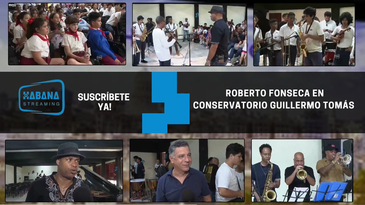 🎬🎶| Habana Streaming: Roberto Fonseca en Conservatorio Guillermo Tomás 🔗👇 youtu.be/cI6HVNPOnwQ?si… @CNEArtCuba @MayteVigoa70 #LaHabanaDeTodos @TatianaVieraHe3 #GenteQueSuma #ElArteDeEnseñarElArte