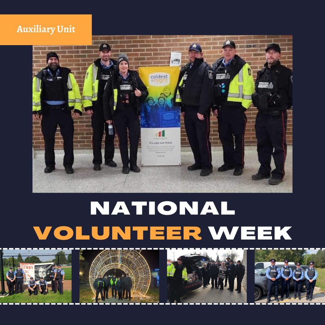 For National Volunteers Week, we want to show our appreciation to our Auxiliary Unit - a team of dedicated volunteers who continue to give back to our community and assist our service. Interested in learning more about our Auxiliaries? Visit our website: woodstockpolice.ca/en/about-us/au…