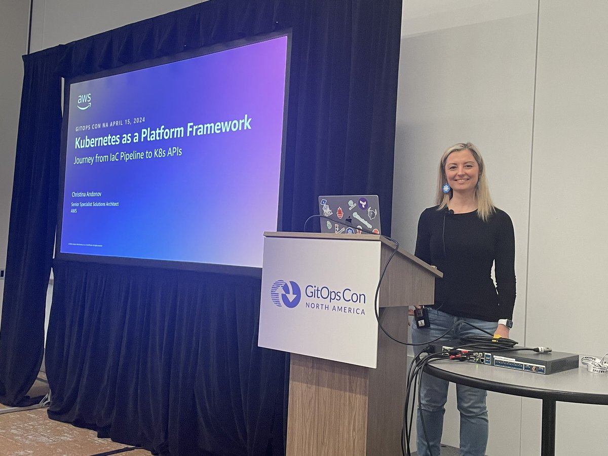 Christina Andonov from @awscloud covers why platform engineering is trending, why new tools and methodologies are required, real-world customer use-cases, and how to get started. 

#GitOpsCon #GitOps