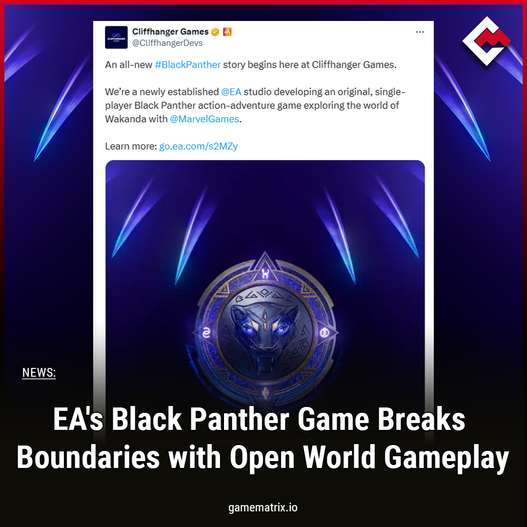 Calling all Sr. Technical Designers!
Join #EA's #BlackPantherGame as we shape the next big thing in #gaming! Craft encounters, systems, and #gameplay in a dynamic #openworld. Dive into the heart of #Wakanda from anywhere - remote or at our US locations. #EAJobs #Gamematrix_io
