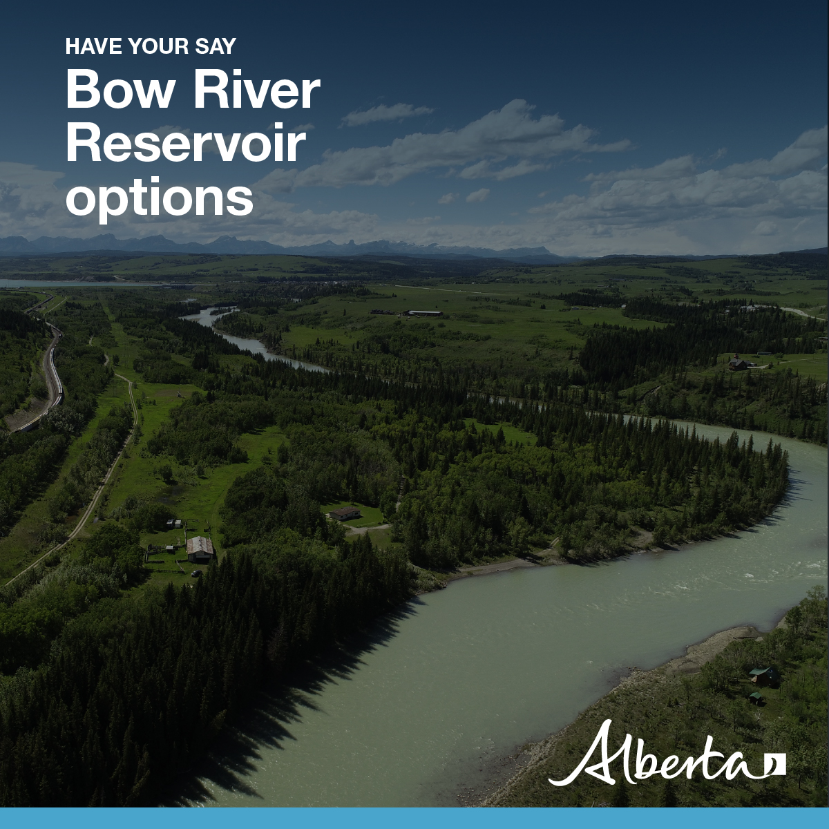 Have your say on options to help reduce the impact of flood and drought on the Bow River. With a feasibility study nearly complete, we’re seeking feedback on options to protect downstream communities. The survey is open until May 6. Learn more: alberta.ca/release.cfm?xI…